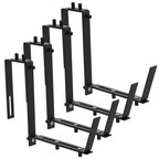 4-Piece: Adjustable Planter Box Brackets
