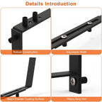 4-Piece: Adjustable Planter Box Brackets