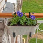 4-Piece: Adjustable Planter Box Brackets