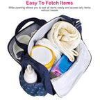 4-Piece: Baby Diaper Tote Bag Set