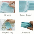 4-Piece Set: Plastic Food Storage Containers With Lids