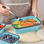4-Piece Set: Plastic Food Storage Containers With Lids