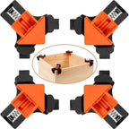 4-Piece Set: Precision 90 Degree Angle Clamps for Woodworking