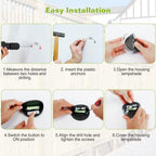 4-Piece: Solar Fence Outdoor Lights