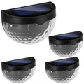 4-Piece: Solar Fence Outdoor Lights