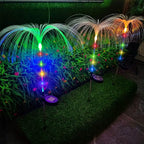 4-Piece: Solar Powered Jellyfish Lights