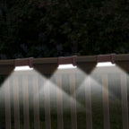 4-Piece: Solar Powered LED Step Lights