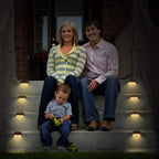 4-Piece: Solar Powered LED Step Lights