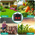 4-Piece: Solar Predator Control Light