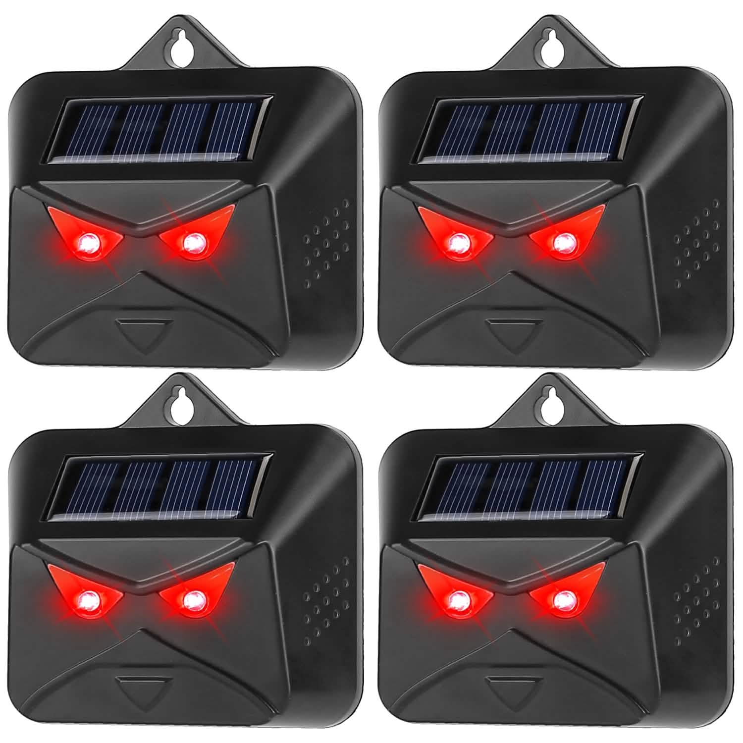 4-Piece: Solar Predator Control Light