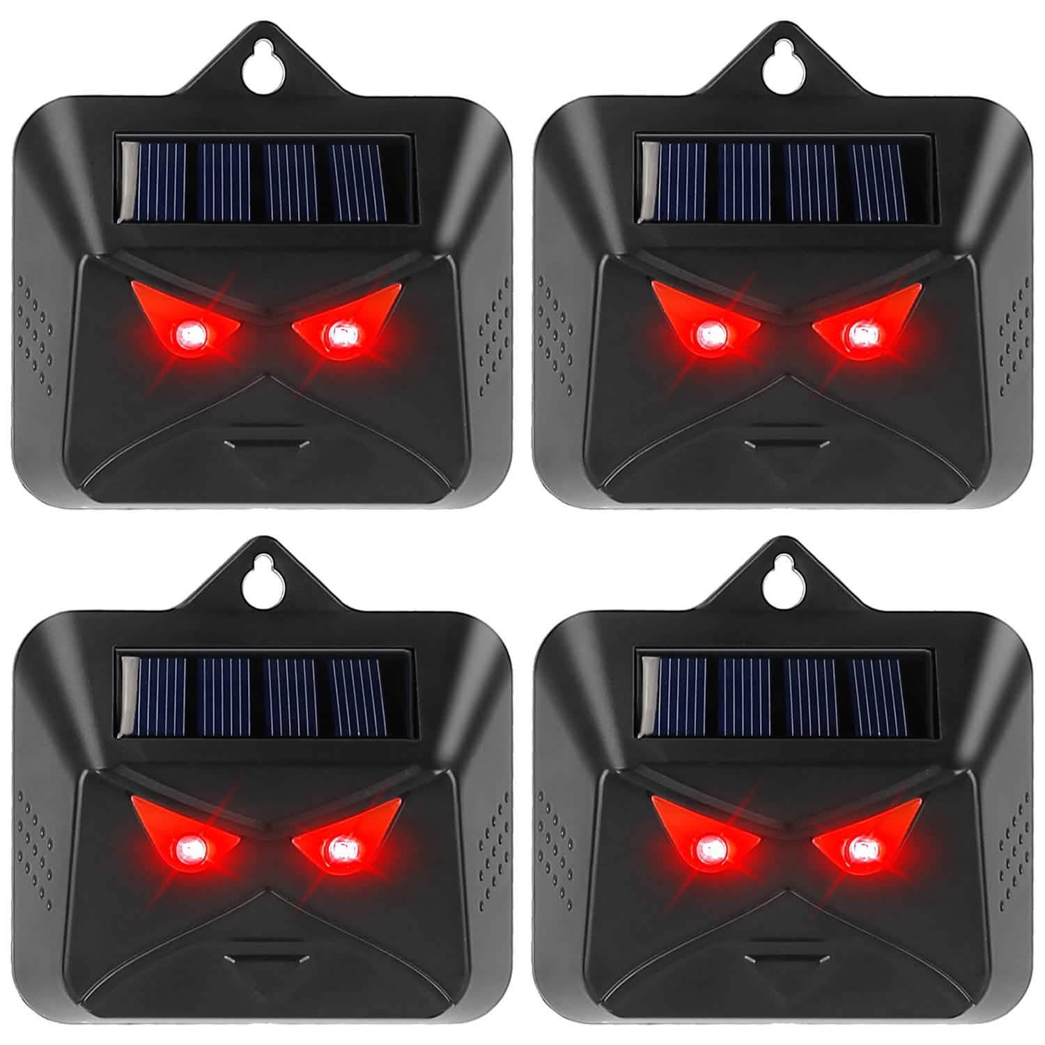 4-Piece: Solar Predator Control Light