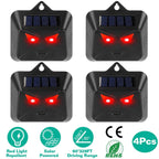 4-Piece: Solar Predator Control Light