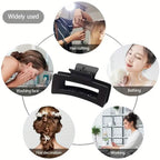 4-Piece: Solid Color Hairpin Clip