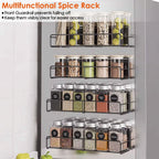 4-Piece: Strong Magnetic Spice Rack Organizer