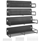 4-Piece: Strong Magnetic Spice Rack Organizer