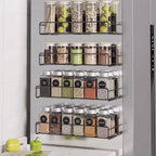 4-Piece: Strong Magnetic Spice Rack Organizer
