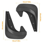 4-Piece: Universal Fit Car Mudguard Flaps