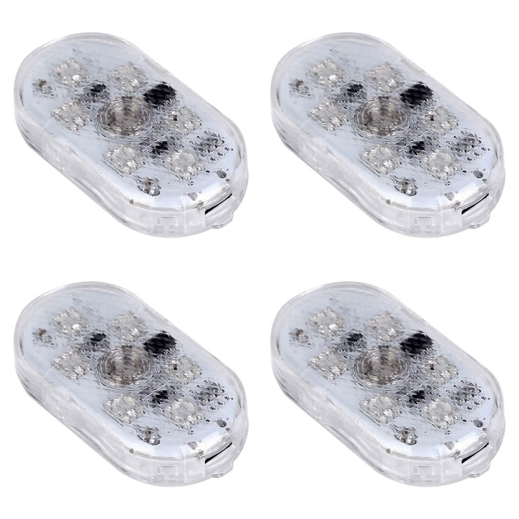 4-Pieces: Cordless Car Interior Light USB Rechargeable