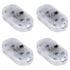4-Pieces: Cordless Car Interior Light USB Rechargeable