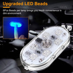 4-Pieces: Cordless Car Interior Light USB Rechargeable