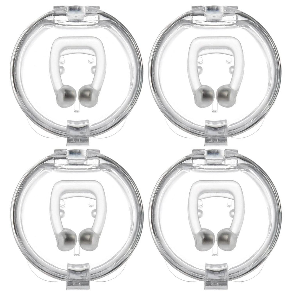 4-Pieces: Magnetic Nose Clip Anti Snoring Device