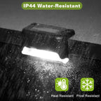 4-Pieces: Solar Powered LED Step Lights