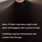 4-Pieces: Waterproof Removable Upholstered Leather Dining Chair Slipcovers