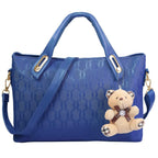 4-Pieces: Women Leather Handbag