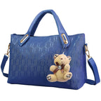 4-Pieces: Women Leather Handbag