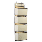 4-Pockets Wall Mount Closet Storage Organizer