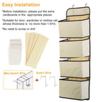 4-Pockets Wall Mount Closet Storage Organizer