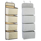 4-Pockets Wall Mount Closet Storage Organizer