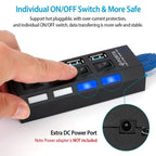 4 Port USB 3.0 Hub High Speed Adapter