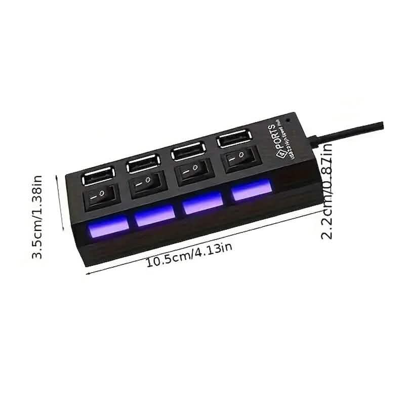 4-Port USB Switch Universal Hub