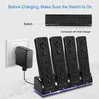 4 Remotes Charging Dock