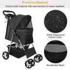 4 Wheels Pet Foldable Stroller