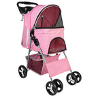 4 Wheels Pet Foldable Stroller