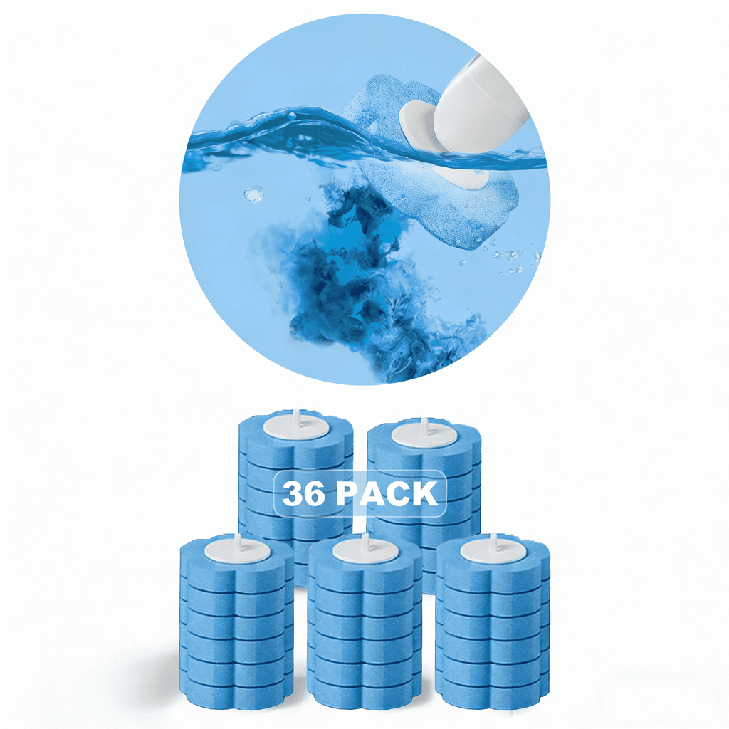 Disposable Toilet Bowl Brush and Holder Cleaning System with Cleanser-Infused Heads