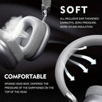 40-Hour Long-Lasting Wireless Noise-Cancelling Headphones