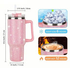 40 Oz Super Sparkly Rhinestone Bling Tumbler