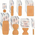 40-Pack: Adhesive Bandages, Assorted Waterproof Breathable Sterile Strips with Non-Stick Pad