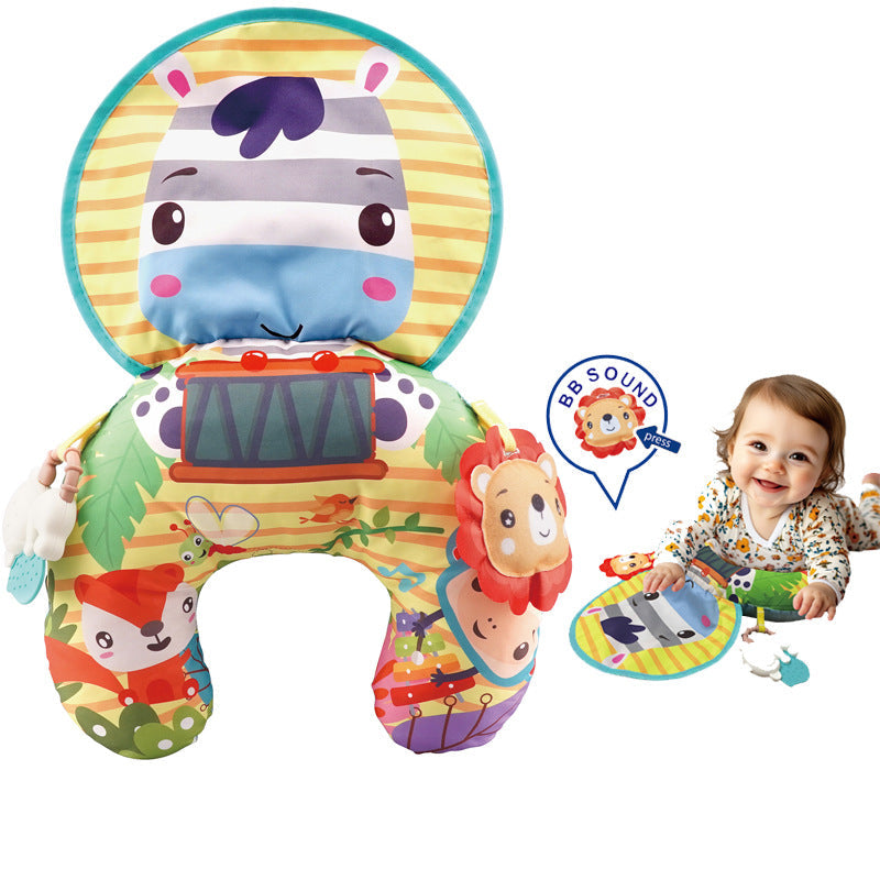 Tummy Time Pillow with Play Ring