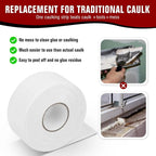 Waterproof Self-Adhesive Caulk Tape – Moldproof Seal Strip for Bathroom, Kitchen Sink, Tub & Toilet Edges