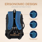 40L Expandable Waterproof Travel Backpack with USB Port & 17” (43.18 cm) Laptop Sleeve – AirVoyage