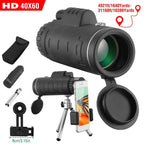 40x60 HD Optical Monocular Telescope with FMC Lens
