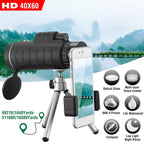 40x60 HD Optical Monocular Telescope with FMC Lens