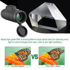40x60 HD Optical Monocular Telescope with FMC Lens