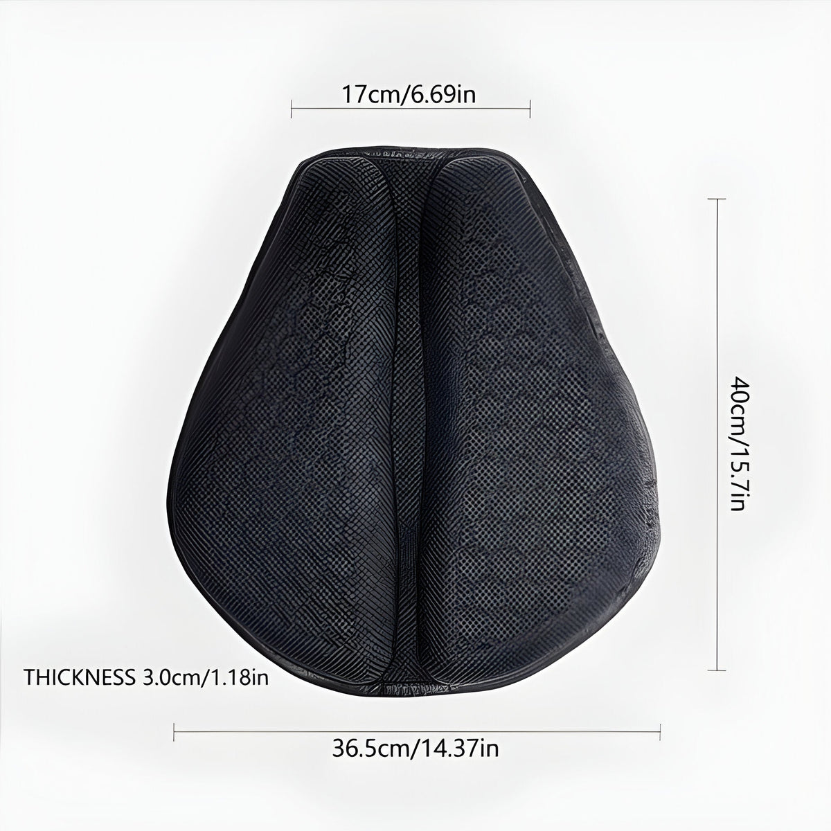 Motorcycle Gel Seat Pad for Long Distance Rides