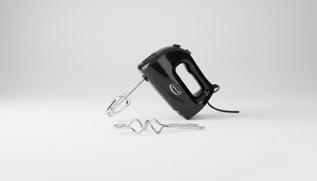 250-Watt 5-Speed Electric Hand Mixer with Whisk Attachment & Traditional Beaters