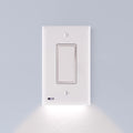 2 Pack: LED Motion Light Switch Plate